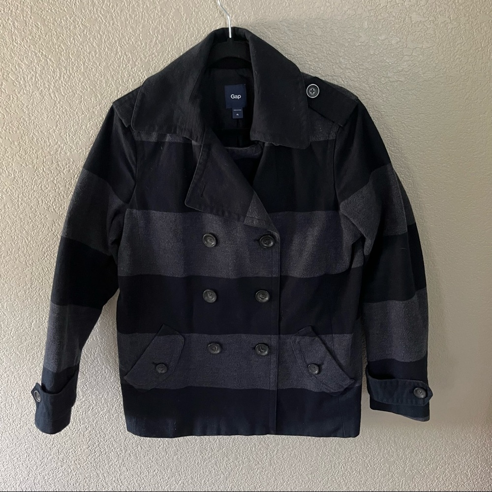 Gap Women’s striped pea coat